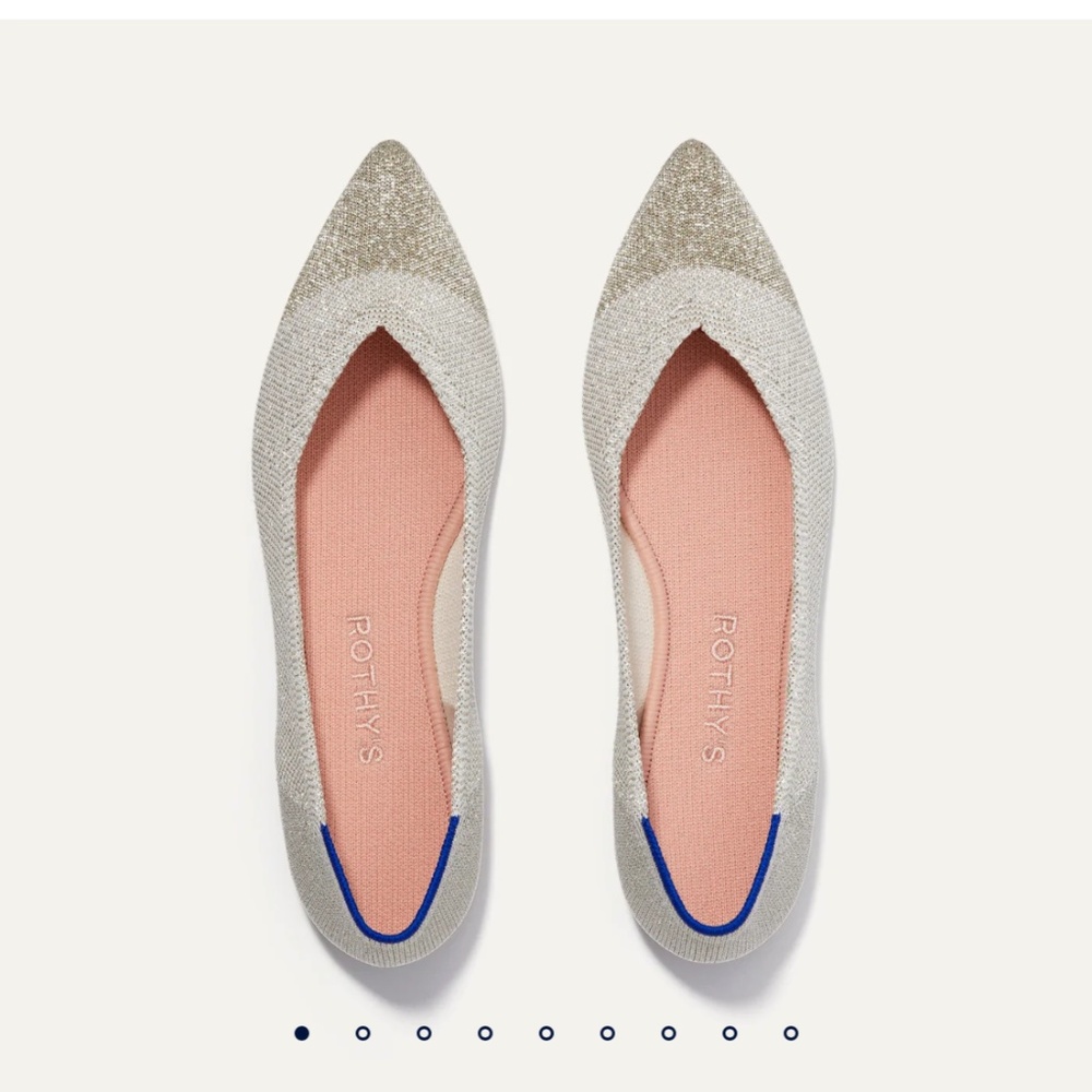 Rothy’s The Point Diamond Metallic